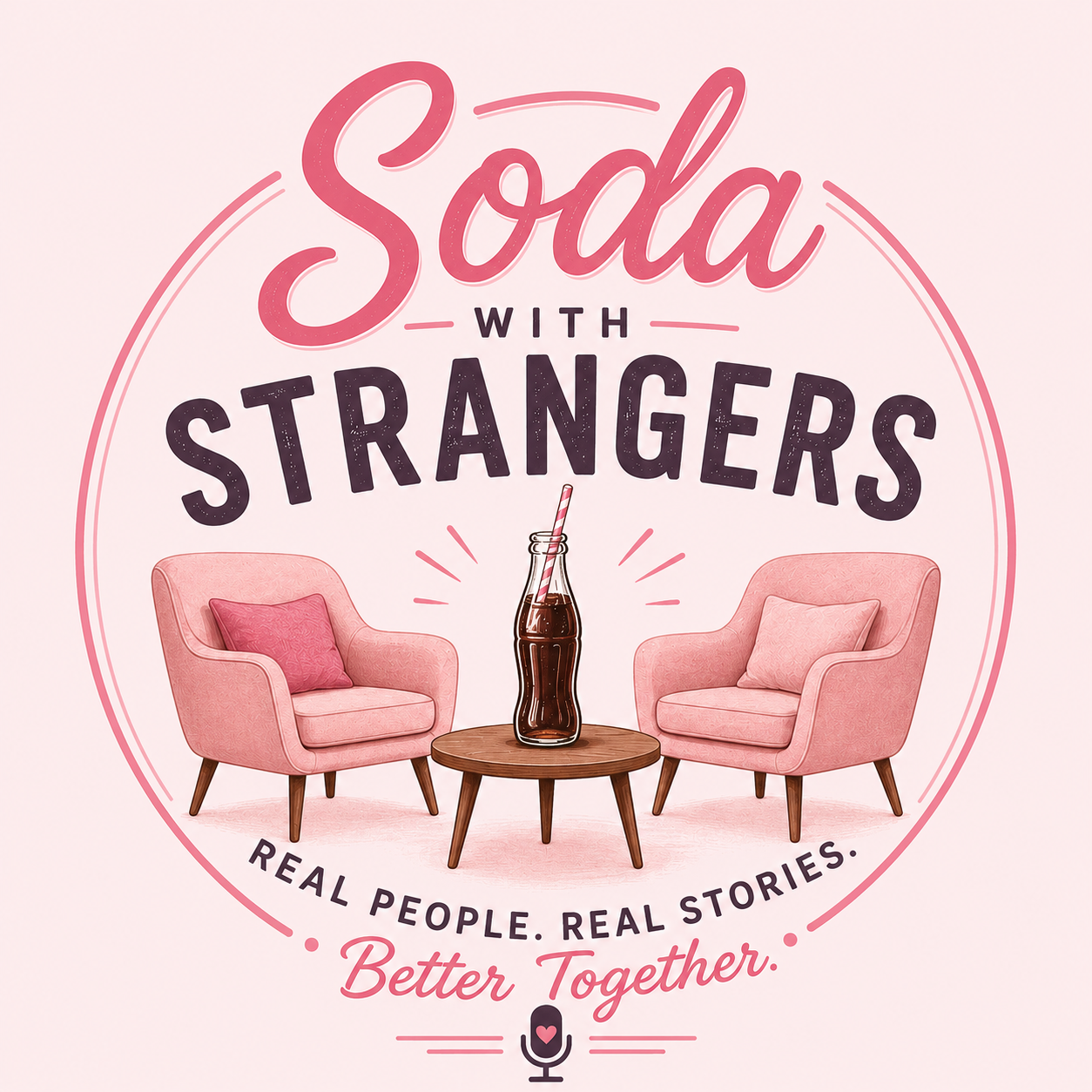 Soda with Strangers podcast cover art